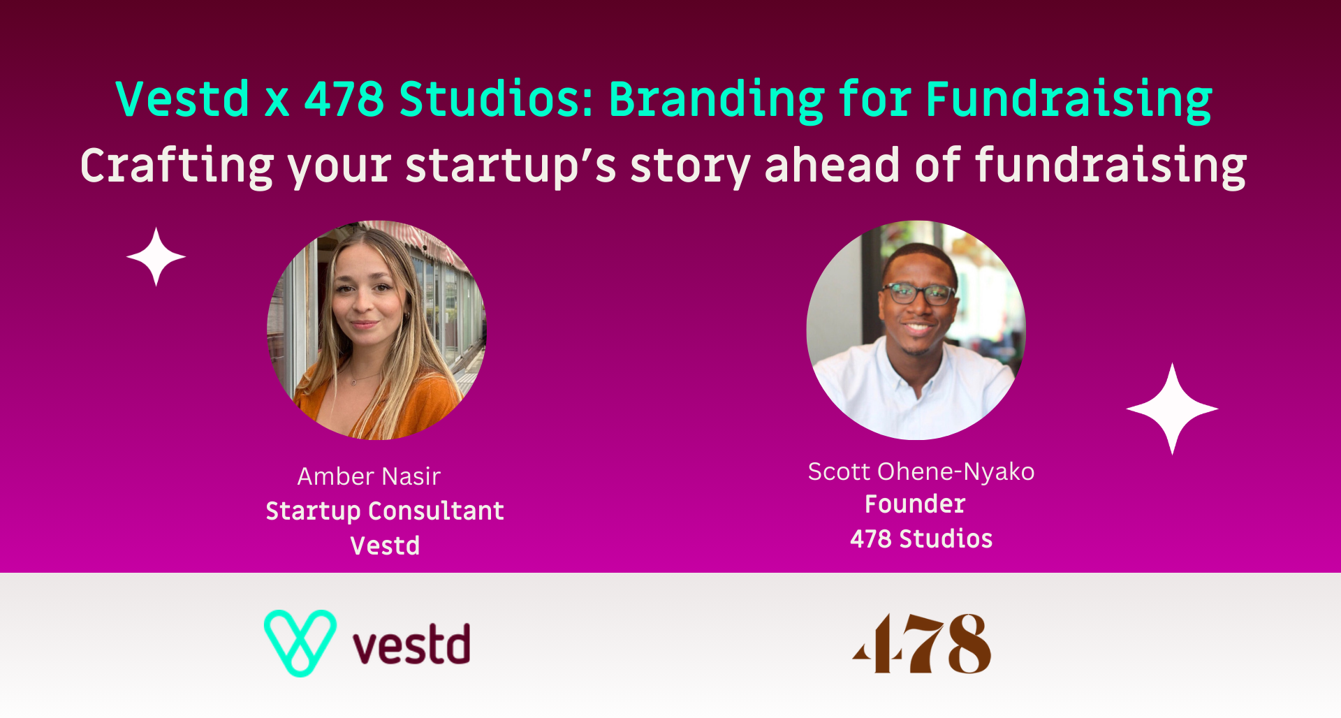 Vestd x 478 Studios Branding & Storytelling Masterclass